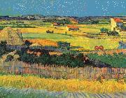 Vincent Van Gogh Harvest at La Crau oil painting reproduction